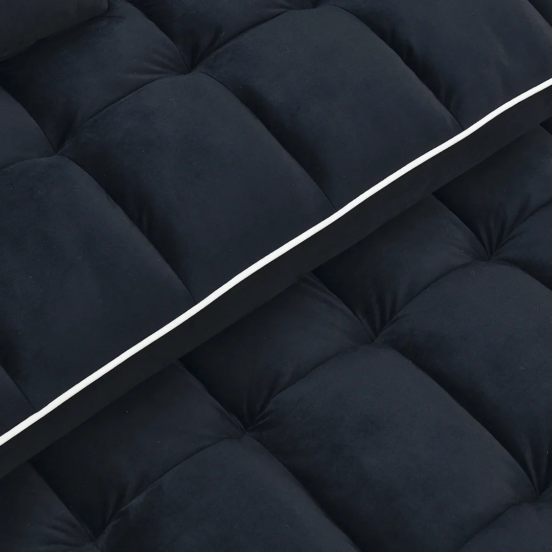 2026 Fashionable modern and multi-functional foldable velvet sofa bed