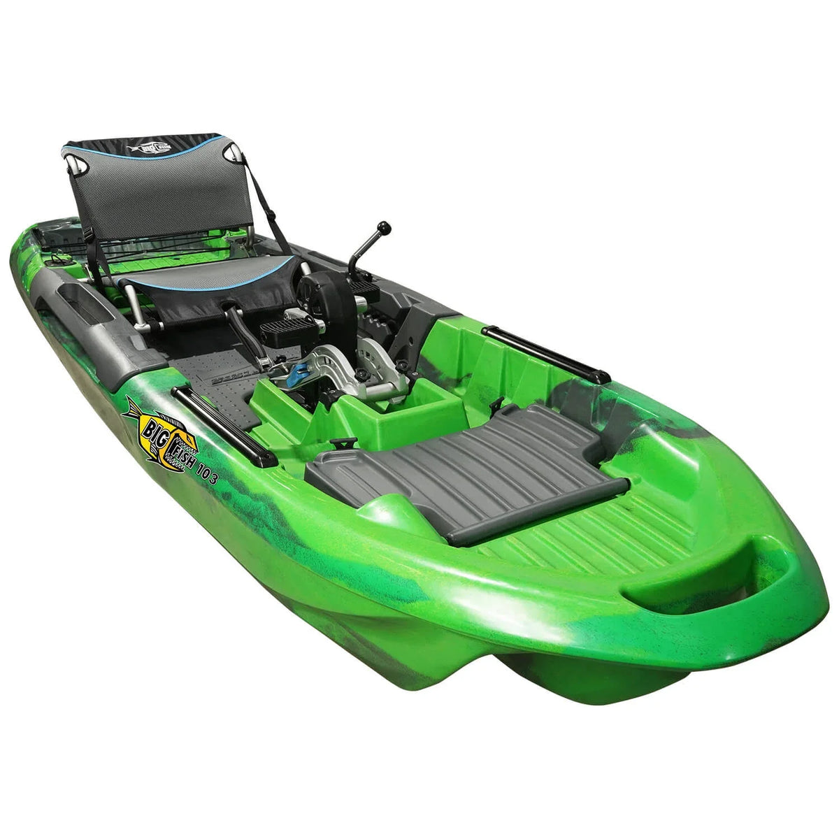 2026 3 Waters Big Fish 103 Pedal Drive Fishing Kayak, Green Camo