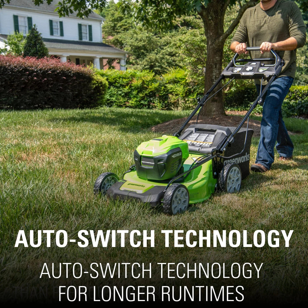 2026 New80V Battery-Powered Lawn Mower, 53 cm (21 inch), Self-Propelled, Brushless | Greenworks