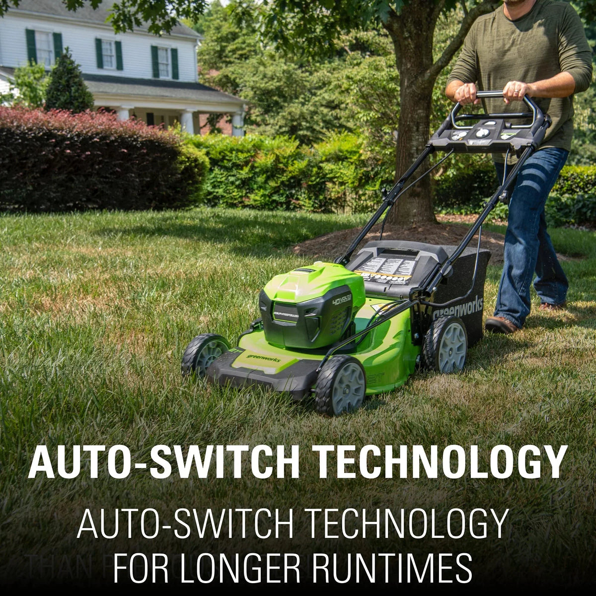 2026 New80V Battery-Powered Lawn Mower, 53 cm (21 inch), Self-Propelled, Brushless | Greenworks