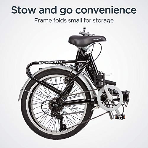 2026 Loop Adult Folding Bike for Men and Women, 20-inch Wheels, 7-Speed Drivetrain