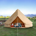 2026 NewKFFKFF Canvas Bell Tent 6m/19.68ft 4-Season Camping Yurt Tent with Stove Jack