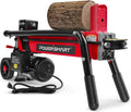 2026 Electric Log Splitter 7-Ton - Efficient Wood Splitter with 3500 Motor Speed, 15 Amp, Horizontal Full Beam Design and Steel Wedge for Firewood & Kindling Cutting