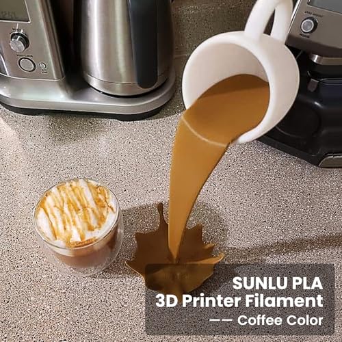 2026 SUNLU 4kg PLA 3D Printer Filament Bundle, Neatly Wound PLA Filament 1.75mm ±0.02mm, Individually Vacuum Packed, 4kg in Total, 1kg per Spool, 4 Pack, 4000g, 4Black