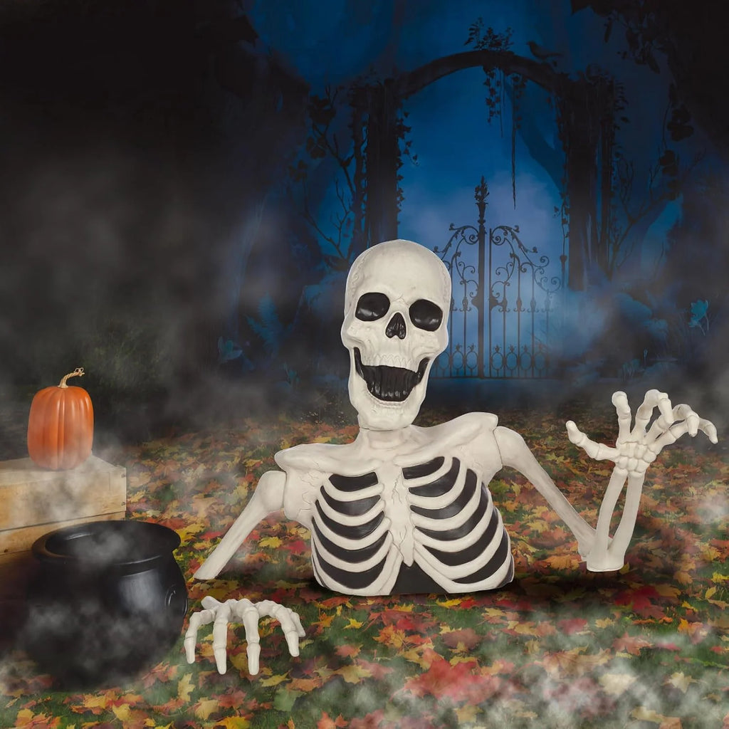 2026 35" Halloween Giant Groundbreaker Skeleton Halloween Decoration