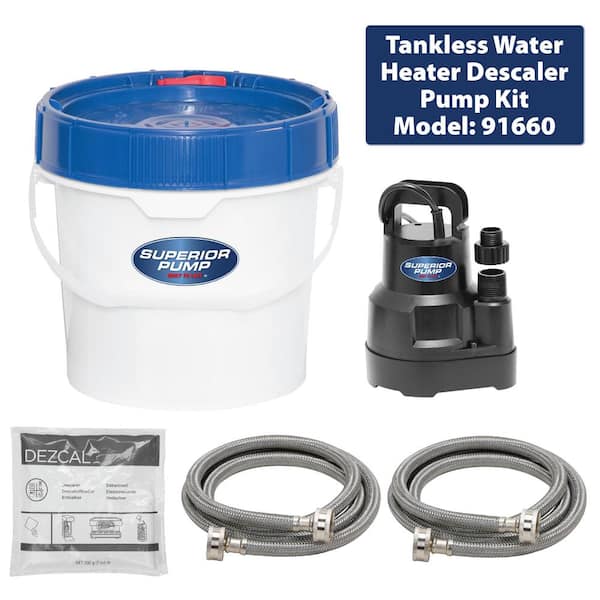 2026 Tankless Water Heater Descaler Pump Kit