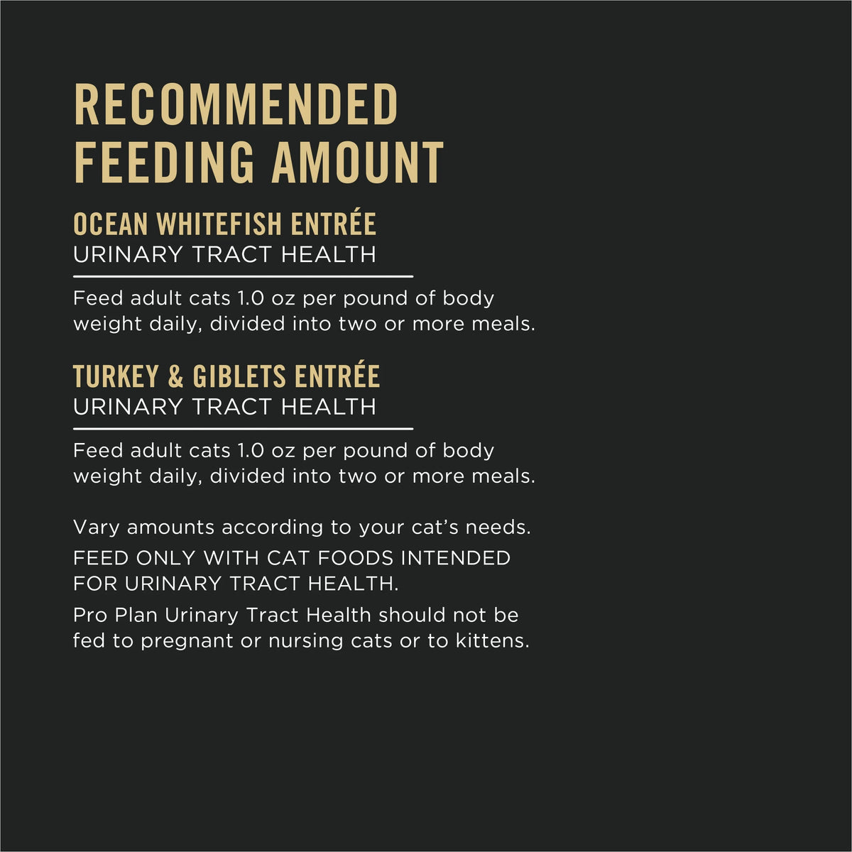 2026 Pro Plan Urinary Tract Cat Food, Wet Cat Food Variety Pack, Turkey and Ocean Whitefish Entrees, 5.5 oz. Can