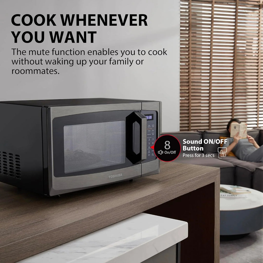 2026 4-in-1 ML-EC42P(SS) Countertop Microwave Oven, Smart Sensor, Convection, Air Fryer Combo, Mute Function, Position Memory 13.6" Turntable, 1.5 Cu Ft, 1000W, Silver