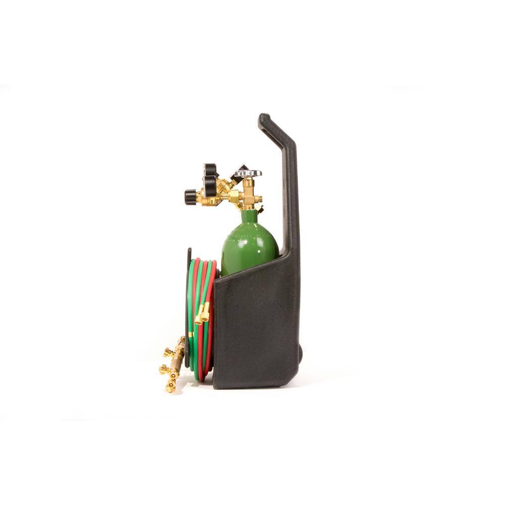 2026 Lincoln Electric Port-A-Torch Kit with Oxygen and Acetylene Tanks for Cutting Welding and Brazing KH990
