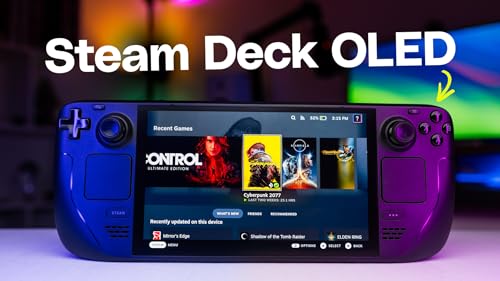 2026 Valve Steam Deck OLED Handheld Gaming Console, 2TB, 1280 x 800 LCD Display, with Carrying Case and Protection Bundle (2TB)