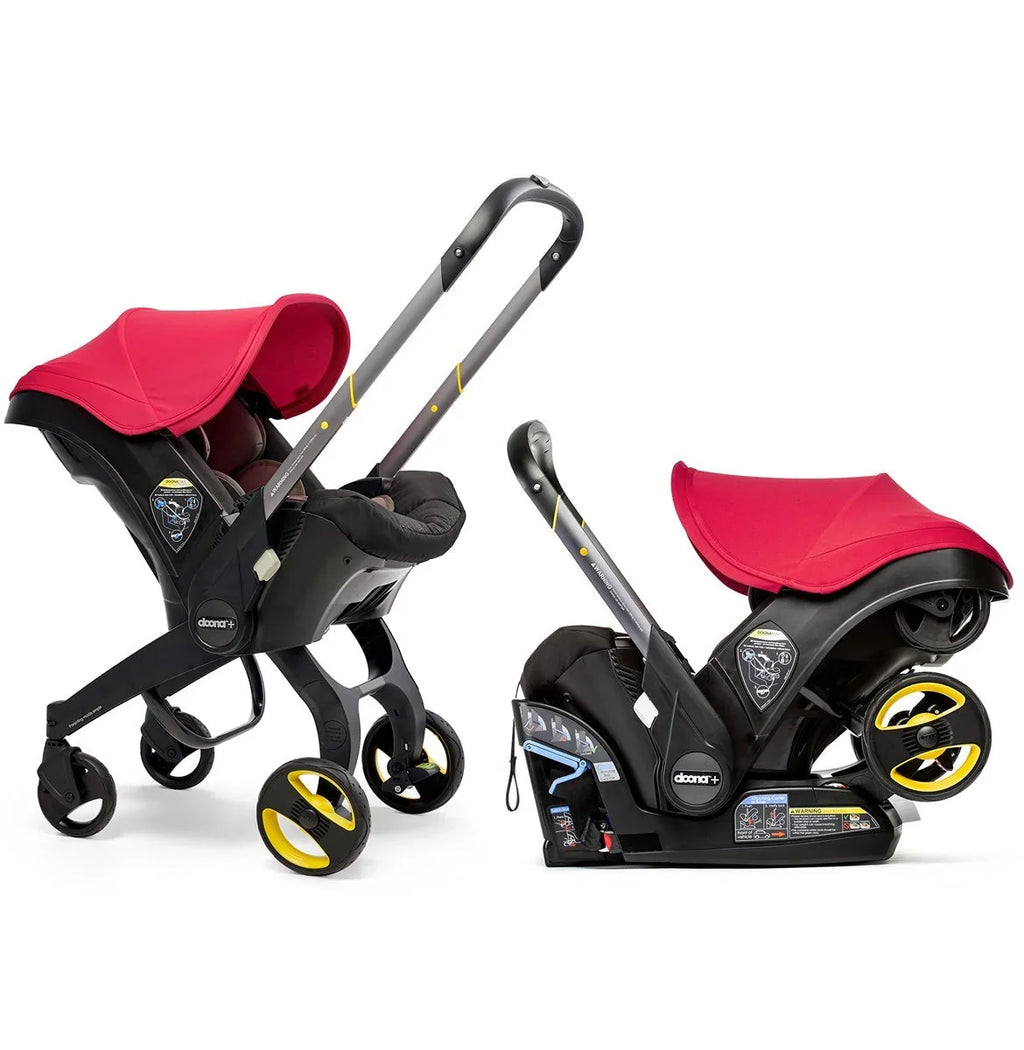 2026 NewStroller combination consisting of infant car seat and LATCH base (model year 2025) – Midnight Edition | From car to stroller in seconds, airplane-compatible, including accessory bag