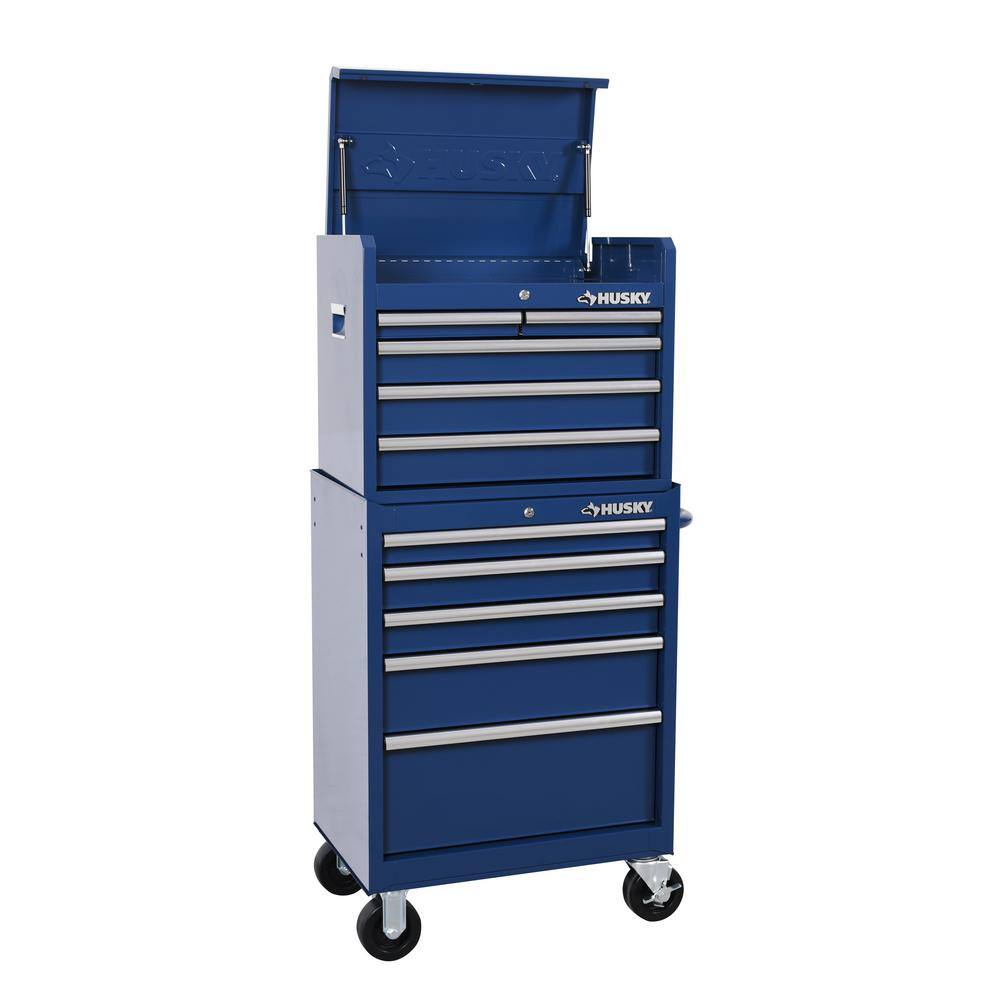 2026 27 in. 10-Drawer Blue Tool Chest Combo H27CH5TR5BLU