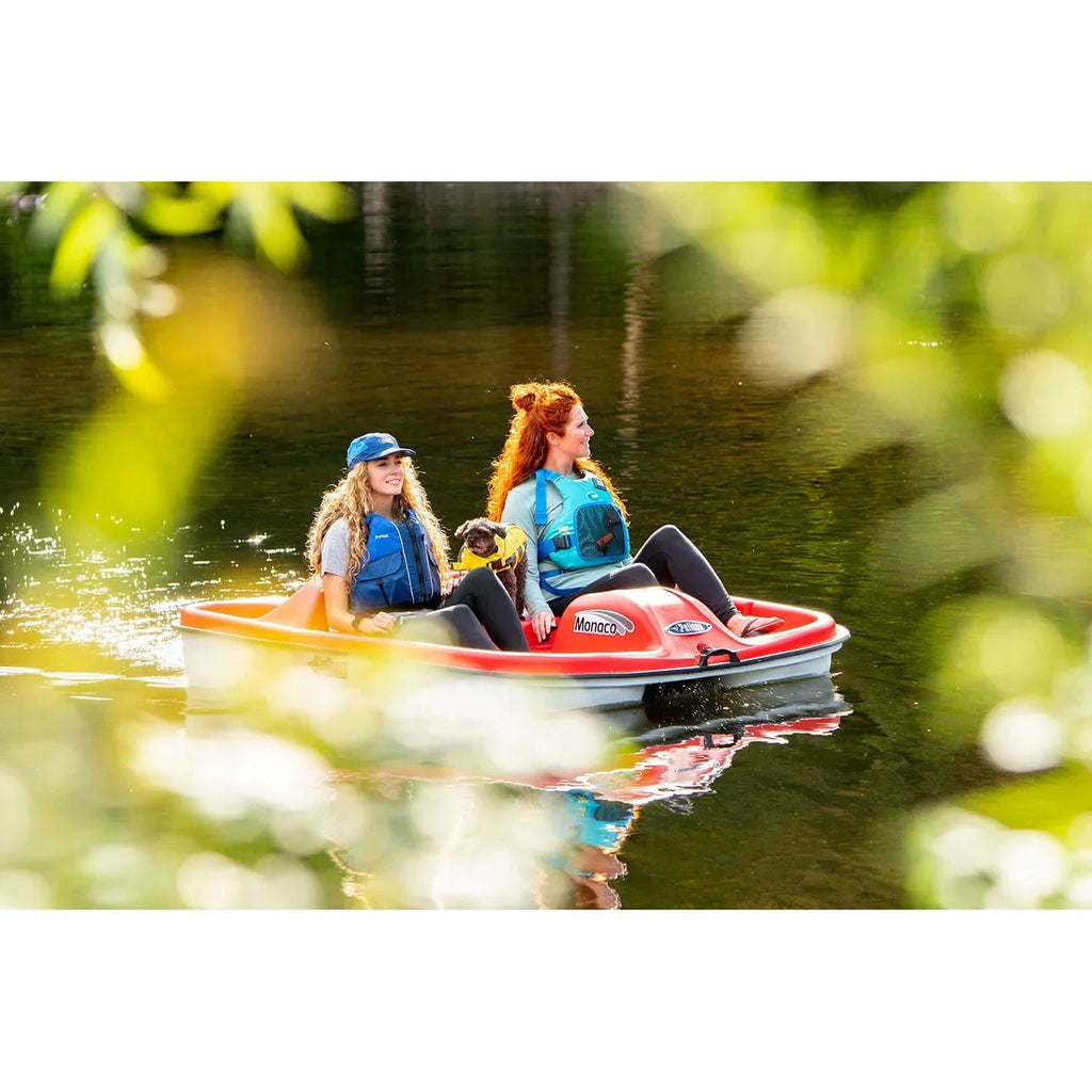 2026 NewPelican Sport - PEDAL BOAT MONACO - Adjustable 5 Seat Pedal Boat, Red/White