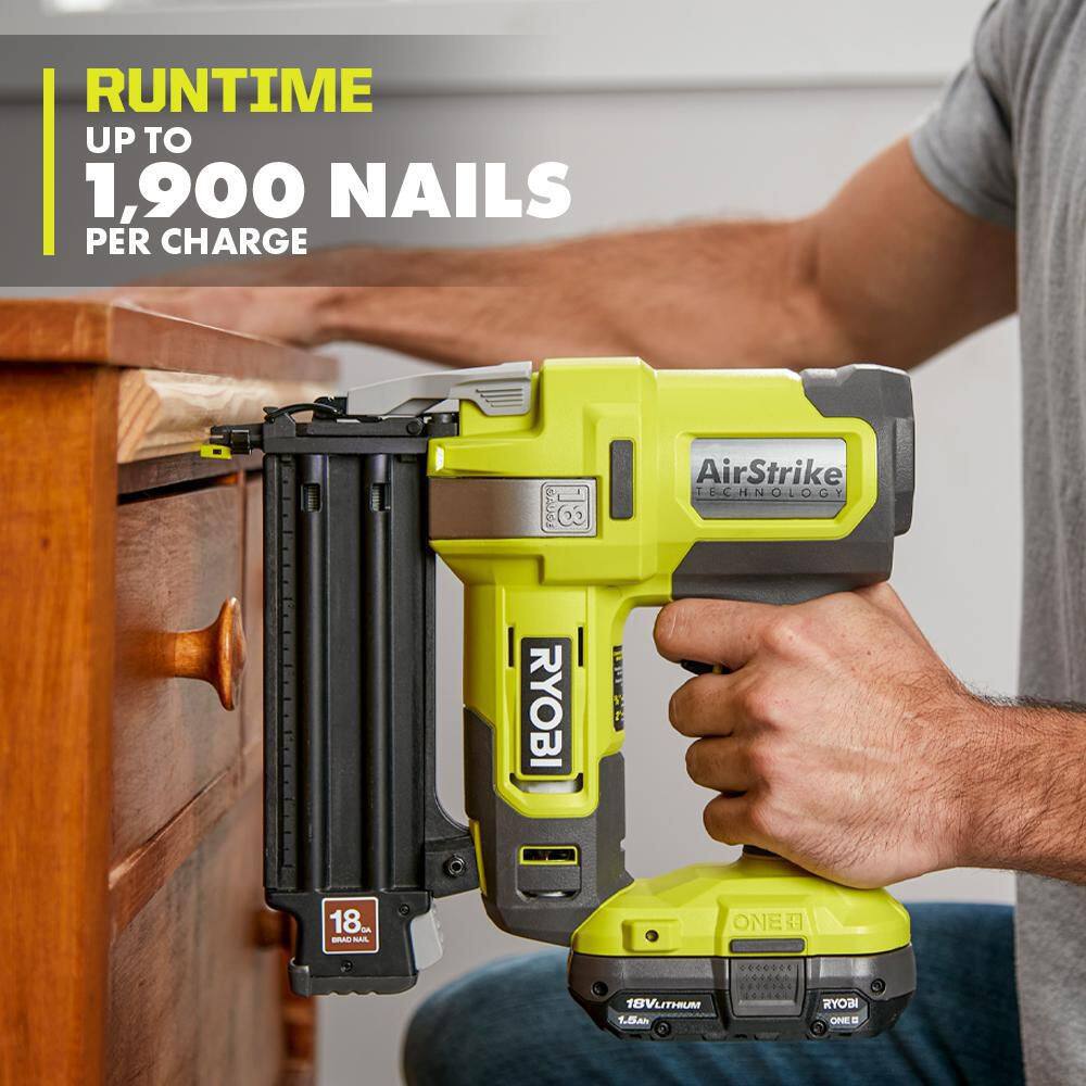 2026 ONE+ 18V 18-Gauge Cordless AirStrike Brad Nailer (Tool Only) P321
