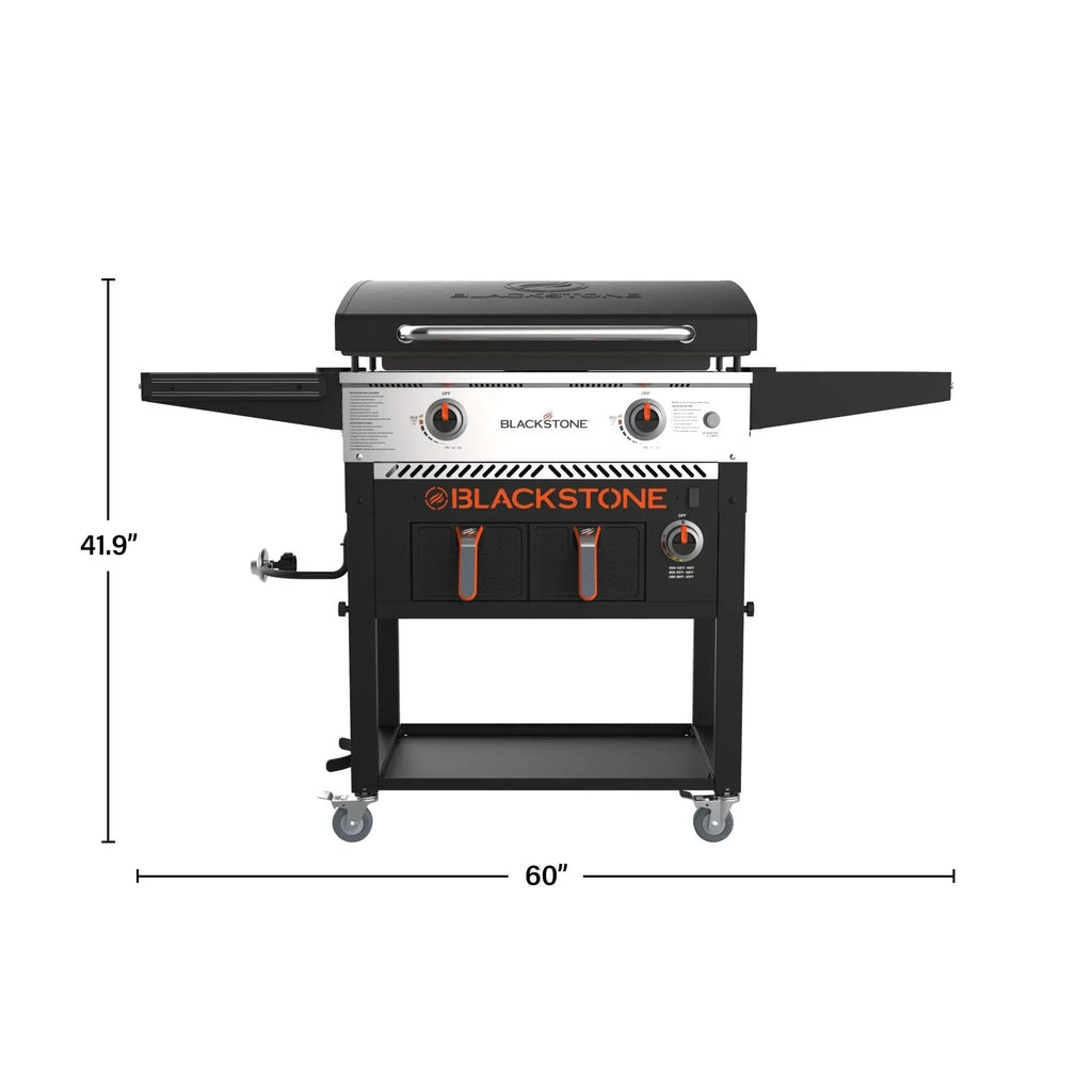2026 New💥Clearance Sale🔥 Blackstone 2-burner griddle (71 cm) with electric air fryer and extractor hood