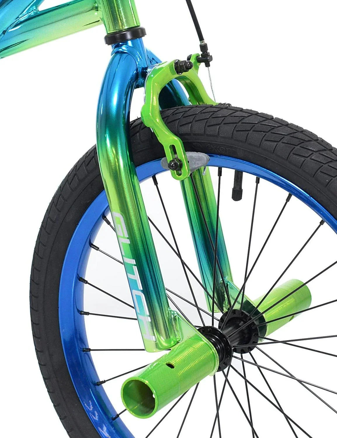 2026 NewGenesis 18 Glitch Boy’s BMX Bike, Blue/Green