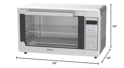 2026 Extra-Large Air Fryer Oven, 10-in-1 Versatile Cooking Functions, Fits 2 Large Pizzas, Stainless Steel, Perfect for Holiday Hosting