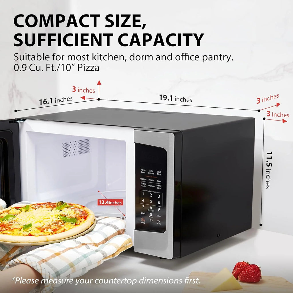 2026 4-in-1 ML-EC42P(SS) Countertop Microwave Oven, Smart Sensor, Convection, Air Fryer Combo, Mute Function, Position Memory 13.6" Turntable, 1.5 Cu Ft, 1000W, Silver