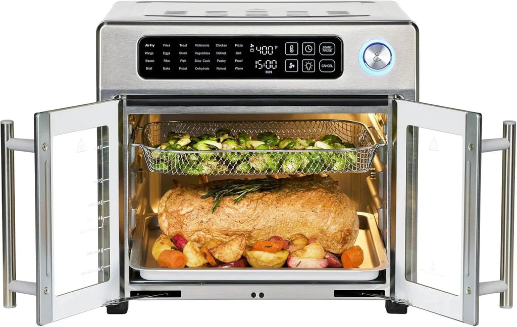 2026 NewEmeril Lagasse Extra Large French Door Air Fryer Toaster Oven Combo, 24 Cooking Functions