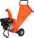 2026 C40 Wood Chipper 4" inch Max Diameter Capacity 9 274cc Gas Powered Engine Heavy Duty Shredder Mulcher