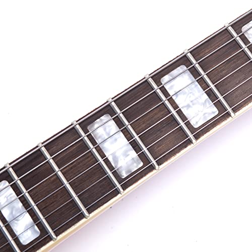 2026 GROTE Jazz Electric Guitar Hollow Body Chrome Hardware P90 pickup (RED)