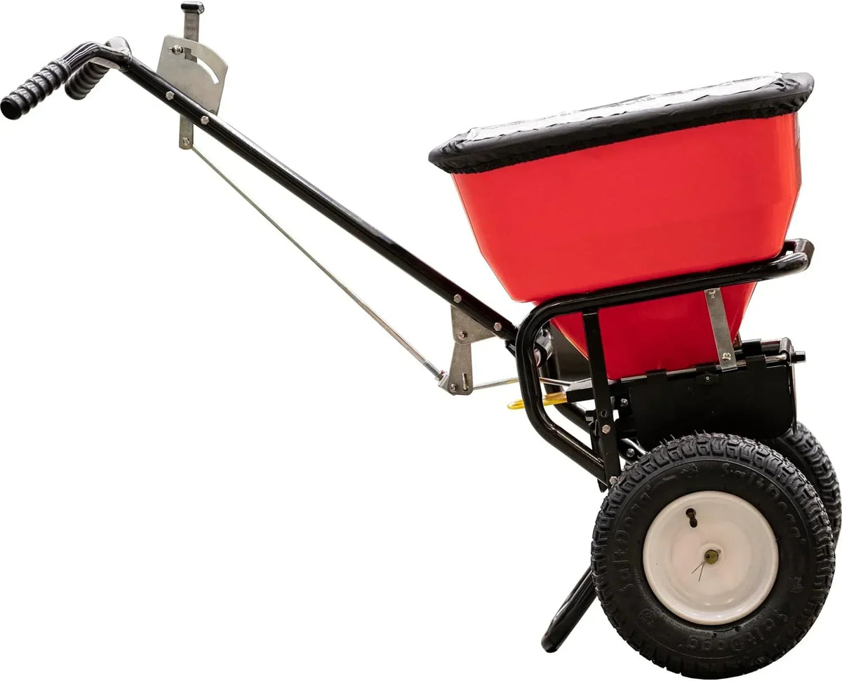 2026 100-Lb. Walk-Behind Push Spreader for Grass Seed, Salt, De-Icer and Fertilizer