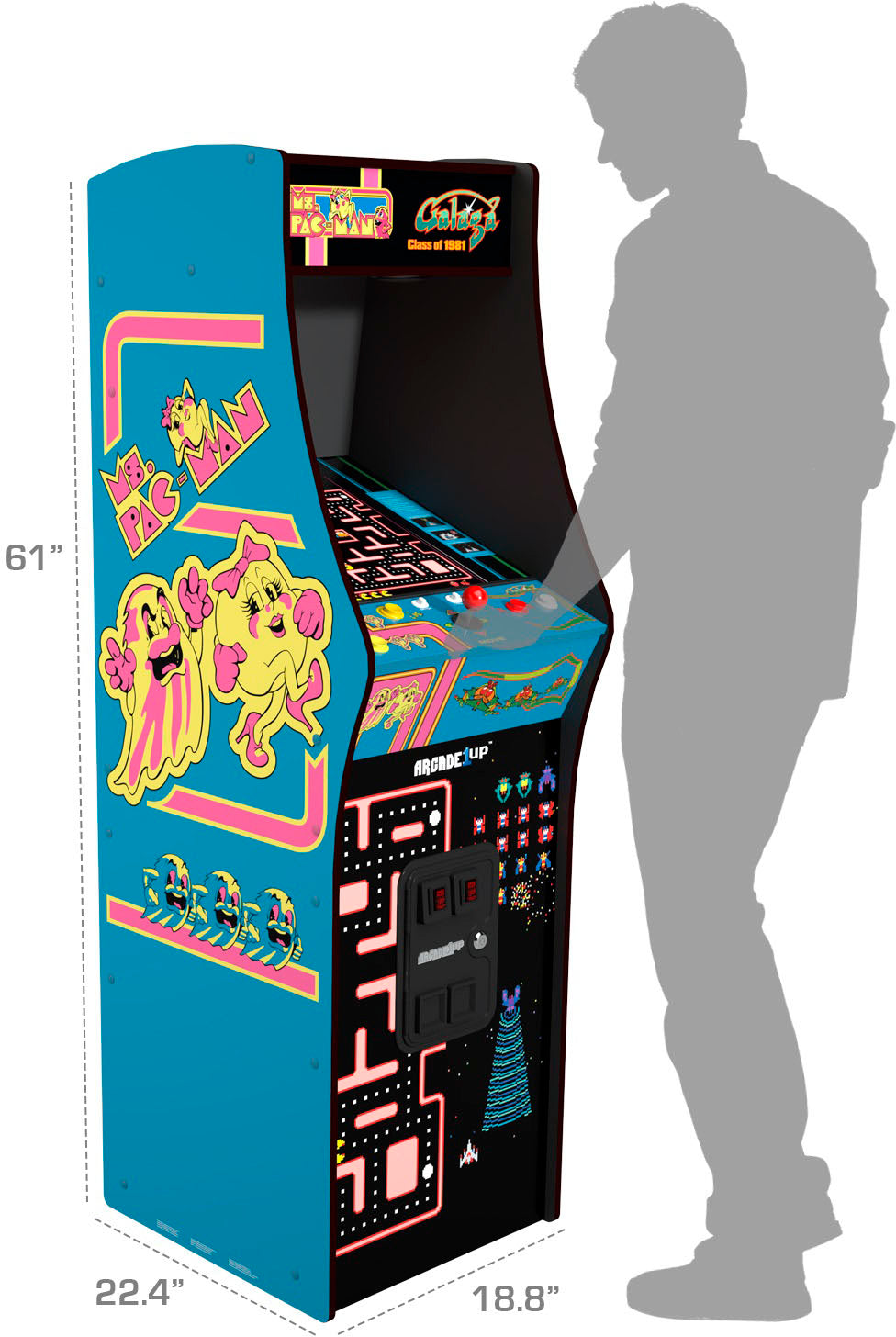 2026 Arcade1Up – Class of 81′ Deluxe Arcade Game – Blue