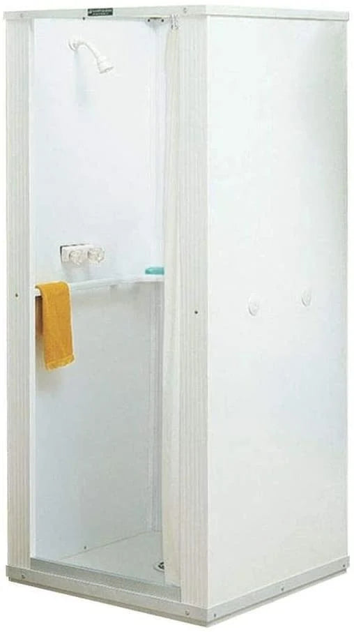 2026 Portable Compact Mobile Home Stand Up Shower Stall Kit 32 in x 32 in