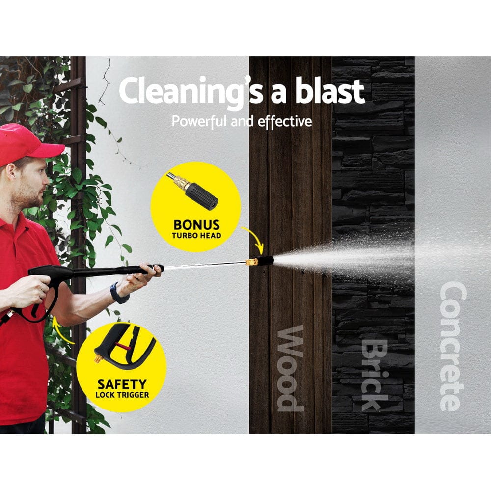 2026 4800PSI Petrol High Pressure Cleaner Washer 10HP 20M Hose Gurney