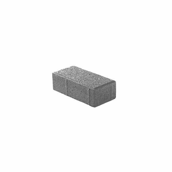 2026 8 in. x 4 in. x 2.25 in. Gray Charcoal Concrete Paver (486- Piece Pallet)