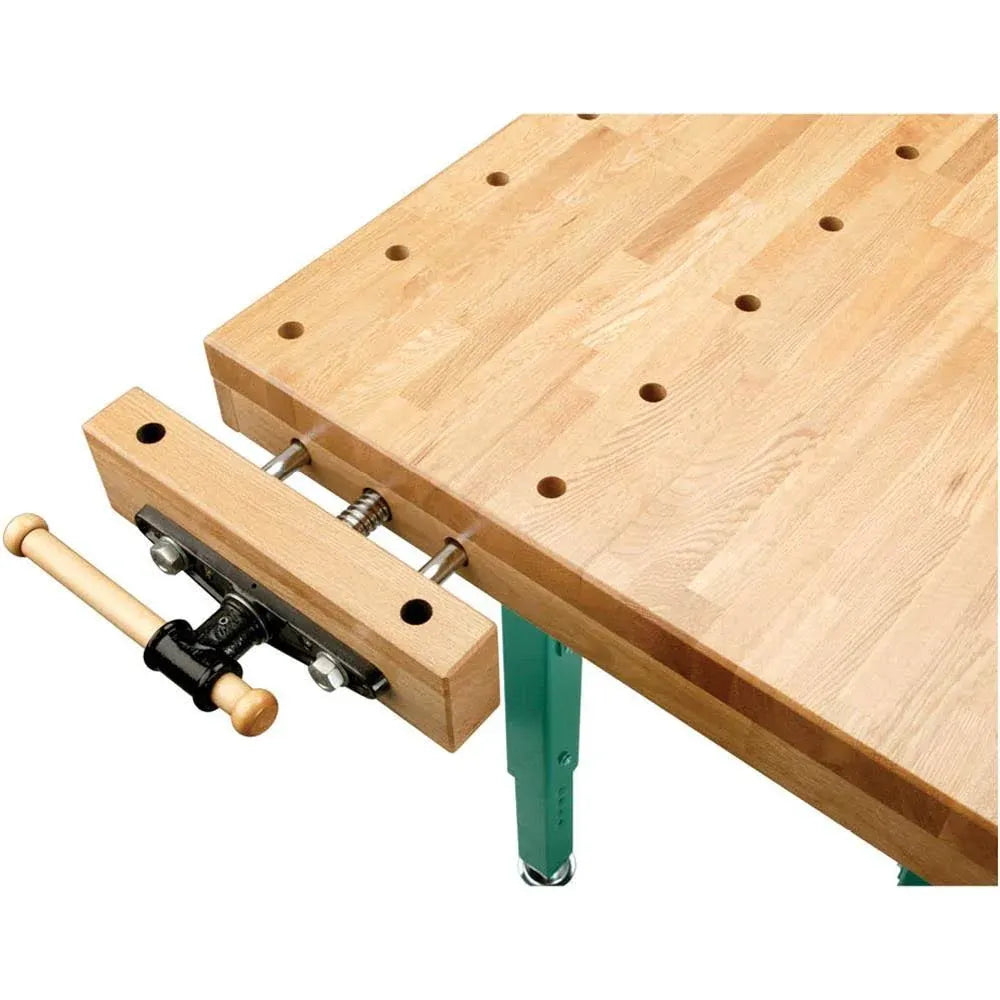 2026 T10157 - Heavy-Duty Oak Workbench with Steel Legs