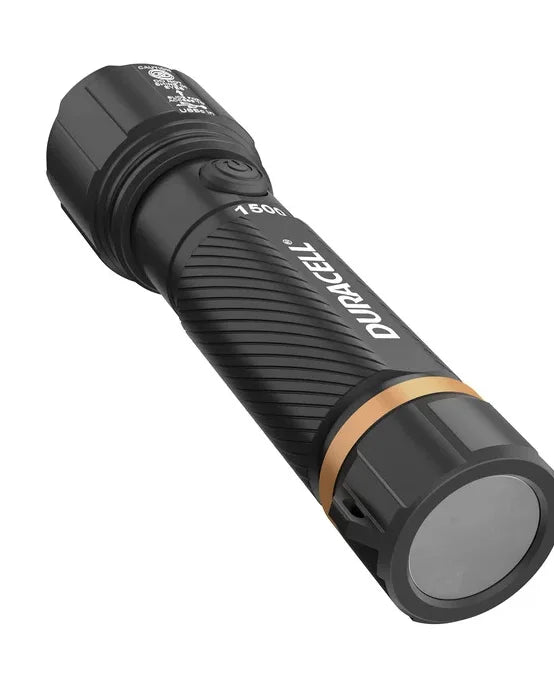 2026 NewDuracell Hybrid Flashlight, 1500 Lumens, 4-count