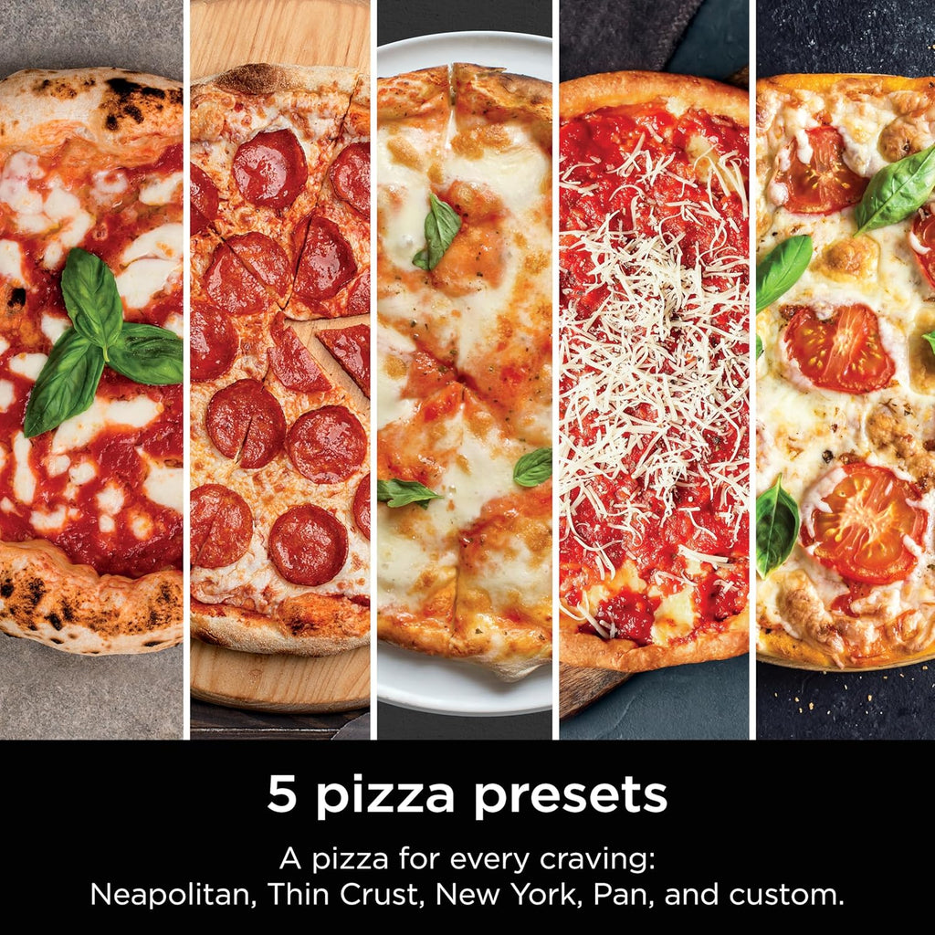 2026 Artisan Outdoor Pizza Oven, 12-inch, 3-minute Pizza, Neapolitan, Thin Crust, New York Chicago, Custom, 700F Max Temperature, Electric Heat, Bake, Broil, Proof, Warm, MO201