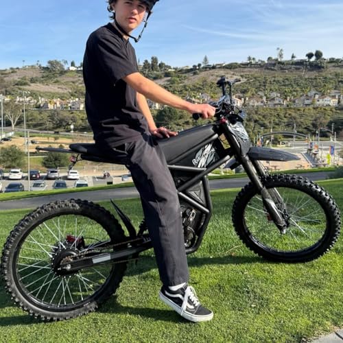 2026 GT73 PRO/GT73 Ebike for Adults, 50MPH 60V 3000W / 37MPH 48V 2400W Eectric Dirt Bike, 36.4AH Dual Battery Dirtbike Up to 85 Miles, 25" Motorcycle Tire, UL2849 All Terrain E Bike Full Suspension