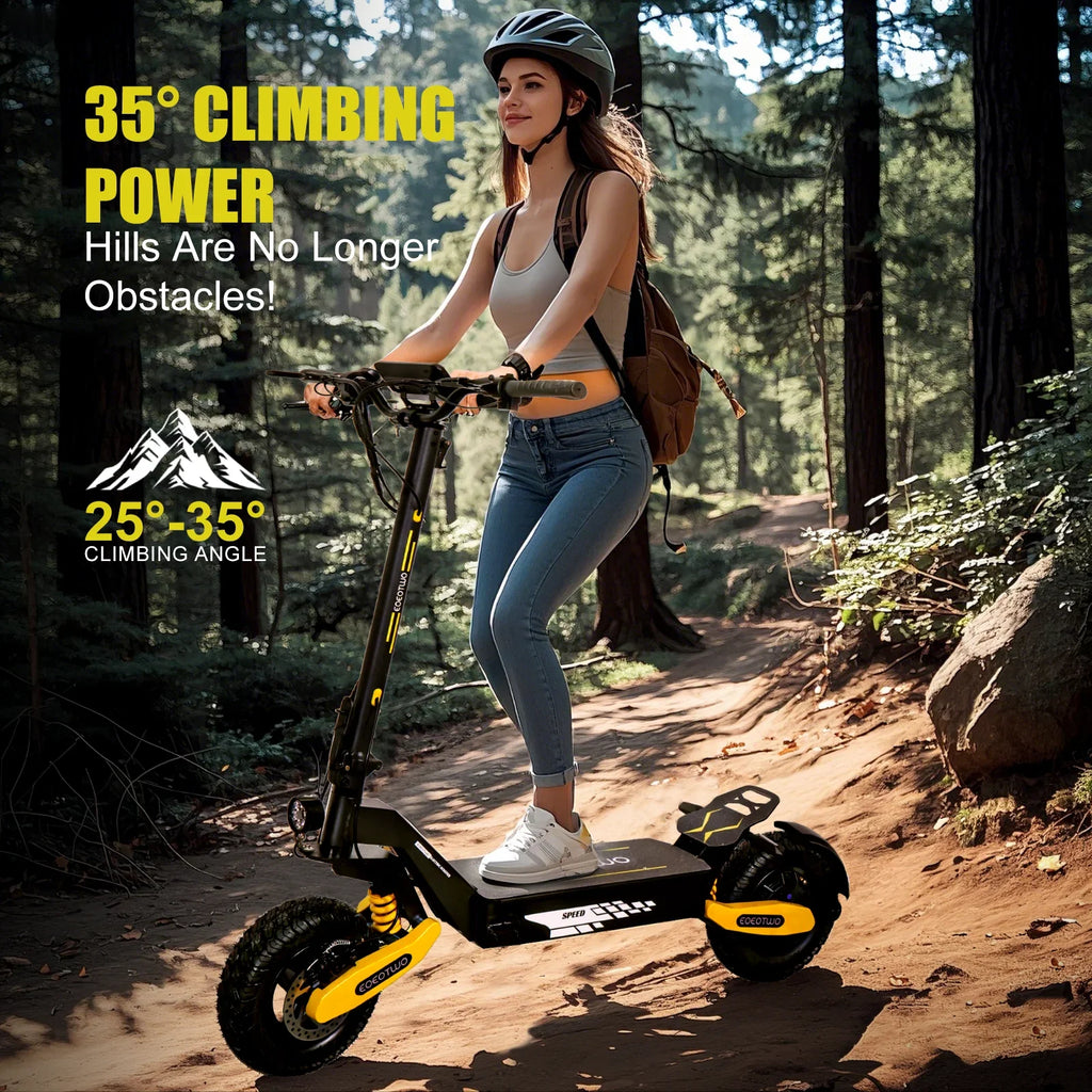2026 NewOff Road Electric Scooter for Adults, 1200W Motor Fast E Scooter, Up to 28MPH Top Speed & 20Miles Long Range, 11" Off-Road Tires, 330lbs MAX Load, Foldable