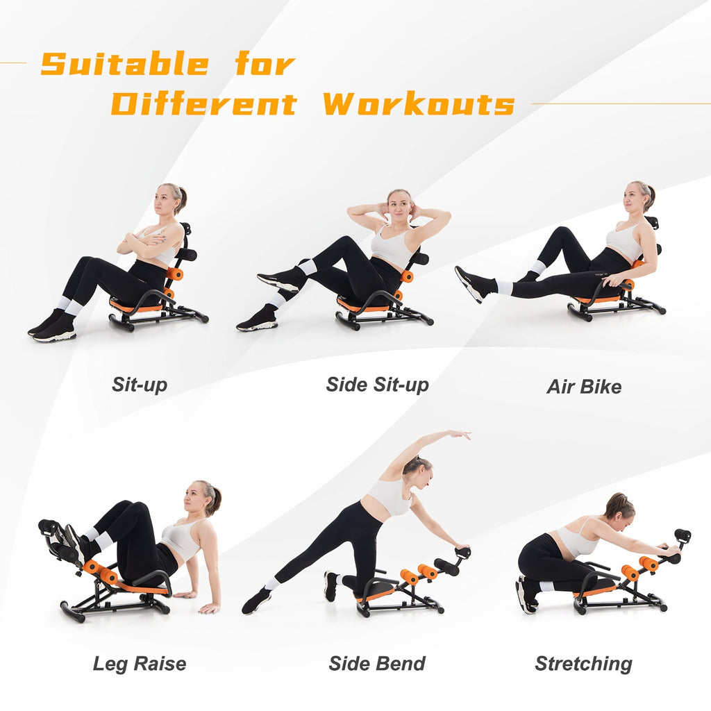 2026 Core Ab Trainer Bench Abdominal Stomach Exerciser Workout Gym Fitness Machine