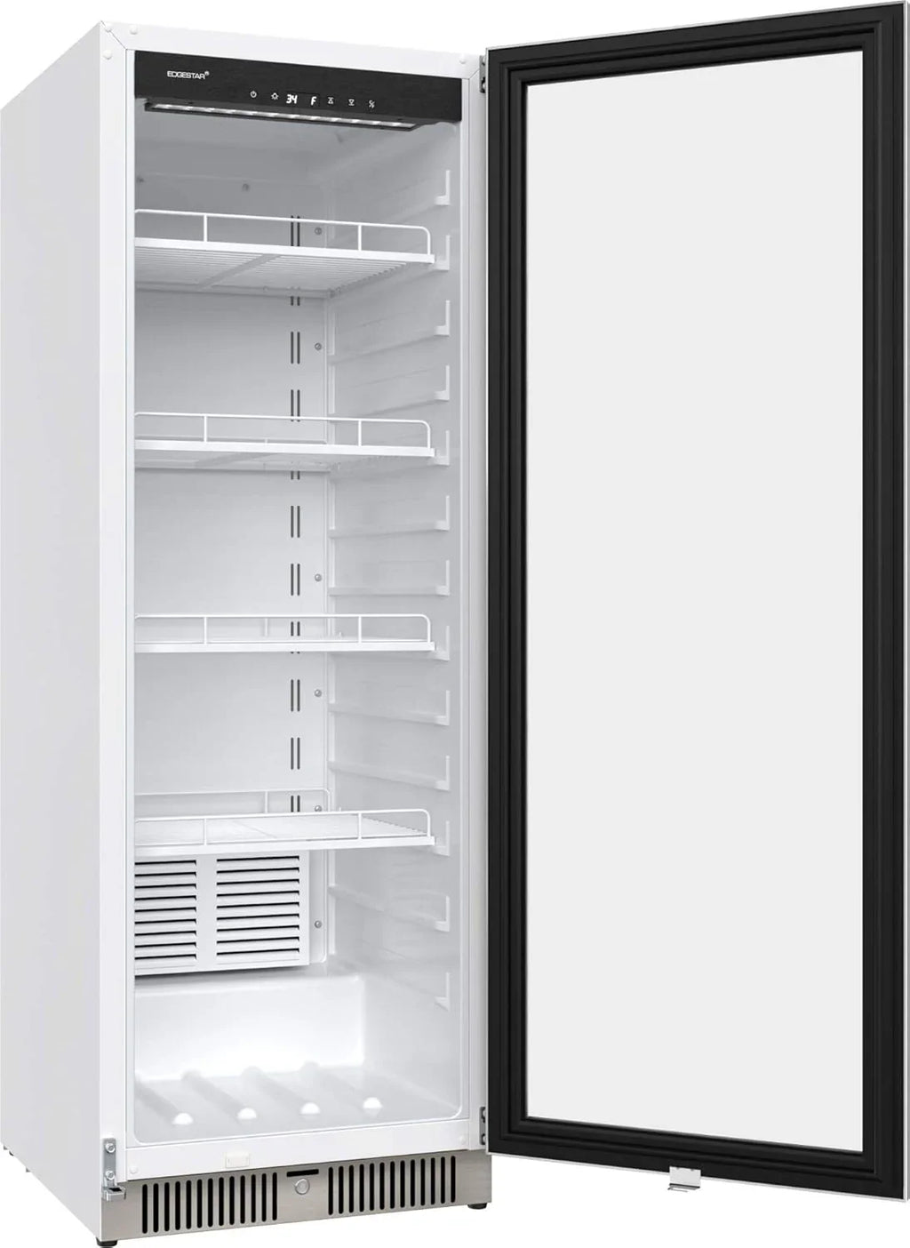 2026 VBM101 22" Wide 10.1 Cu. Ft. Commercial Beverage Merchandiser Stainless Steel, Temp Alarm, Reversible Door