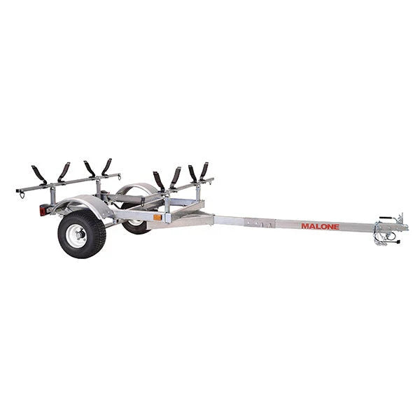 2026 LowMax 2 Kayak Trailer Package, 600 lb Capacity, Galvanized Steel, LED Lights, 70 MPH Rated Tires