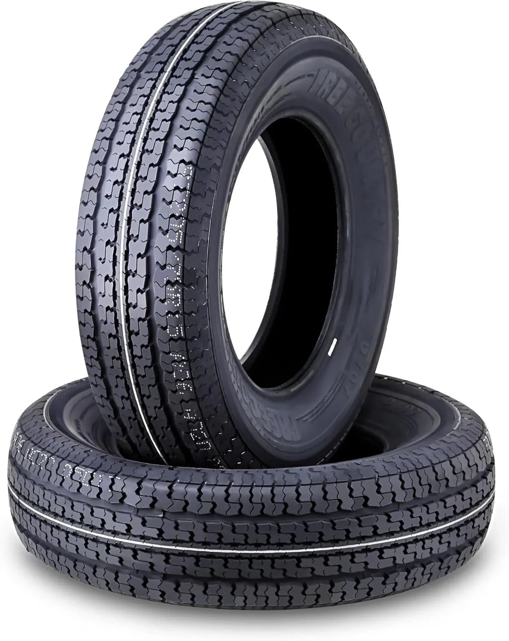 2026 NewSet of 4 heavy-duty trailer tires ST205/75R15 205 75 15 10-ply, load class E, steel-belted radial tires with abrasion protection