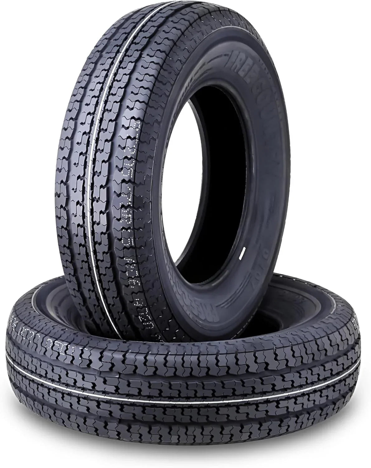 2026 NewSet of 4 heavy-duty trailer tires ST205/75R15 205 75 15 10-ply, load class E, steel-belted radial tires with abrasion protection