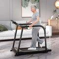2026 2.5 Walking Treadmill for Senior with Long Handrail, 300 lbs Capacity, Recovery Fitness Exercise Machine for Home with Pulse Sensors
