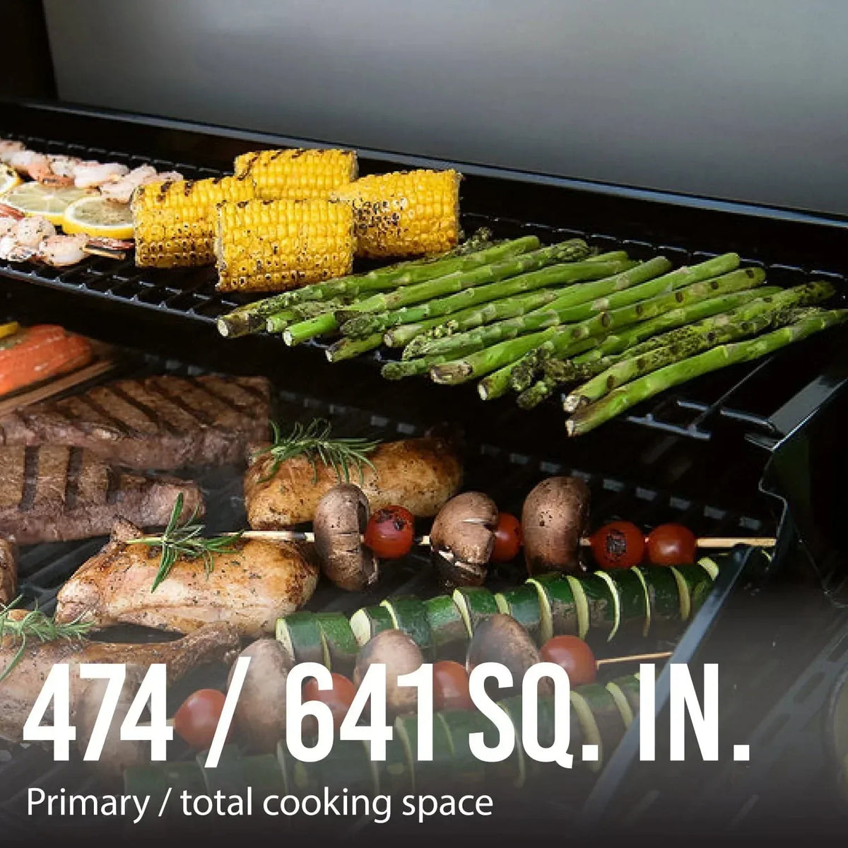 2026 5-Burner Propane Gas Grill with Side Burner