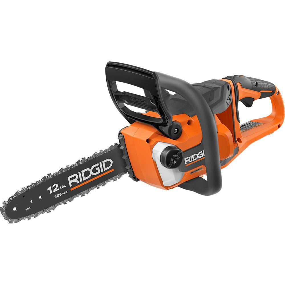 2026 18V Brushless 12 in. Electric Battery Chainsaw (Tool Only) R01101B