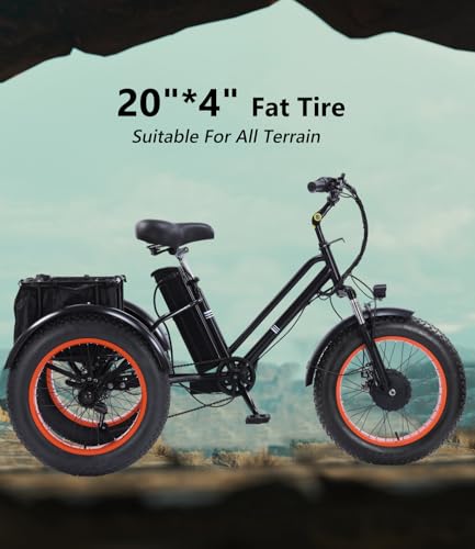 2026 Adult Electric Tricycle Adult Tricycle 3 Wheel Bikes Adults Electric Three Wheel Bike
