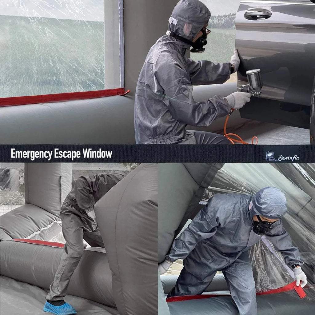 2026 30x20x13Ft Inflatable Paint Booth with Blowers & Air Filter System - Professional Spray Tent