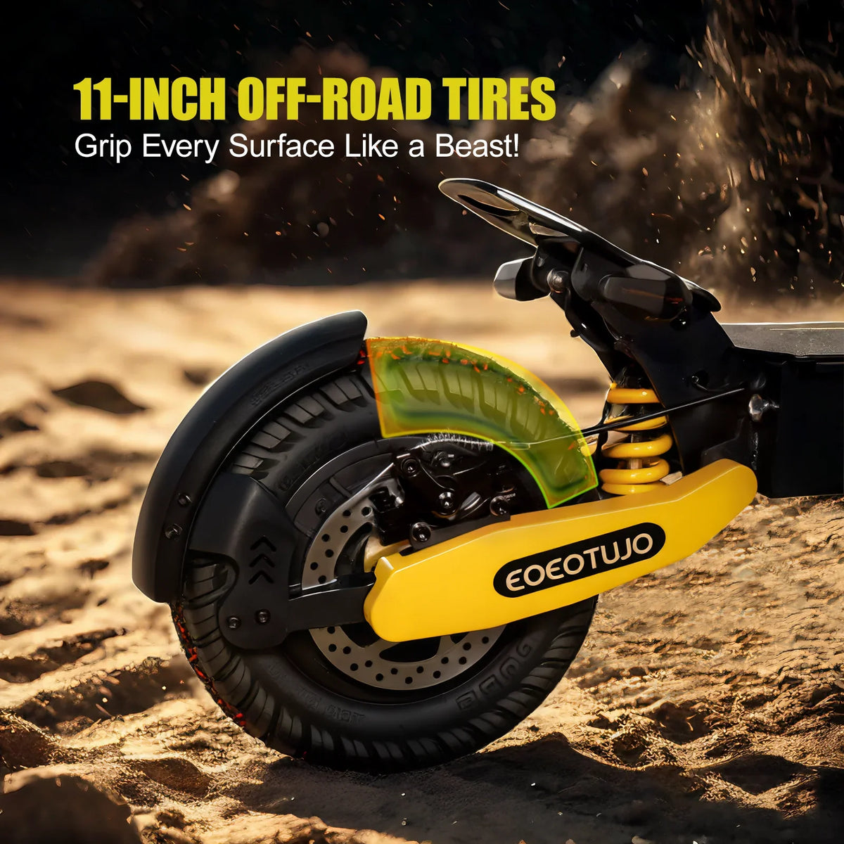 2026 NewOff Road Electric Scooter for Adults, 1200W Motor Fast E Scooter, Up to 28MPH Top Speed & 20Miles Long Range, 11" Off-Road Tires, 330lbs MAX Load, Foldable