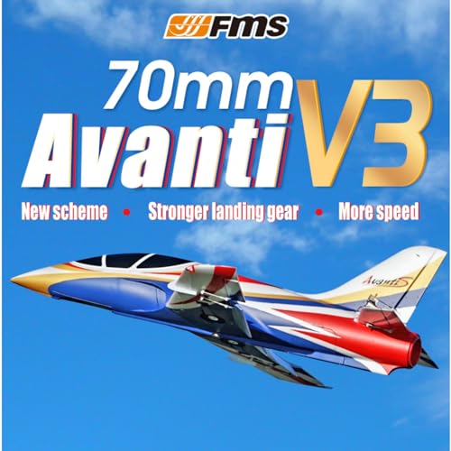 2026 Fms Rc Jets 70mm Viper V2 EDF Navy Blue rc Airplanes for Adults for Trainer for Beginners 6 CH Remote Control Planes PNP (NO Control Battery Charger)