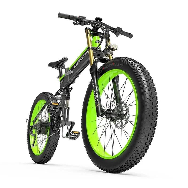 2026 NewLankeleisi XT750 Plus 1000W 26" Fatbike Dual Crown Fork Foldable E-Mountain Bike 17.5Ah