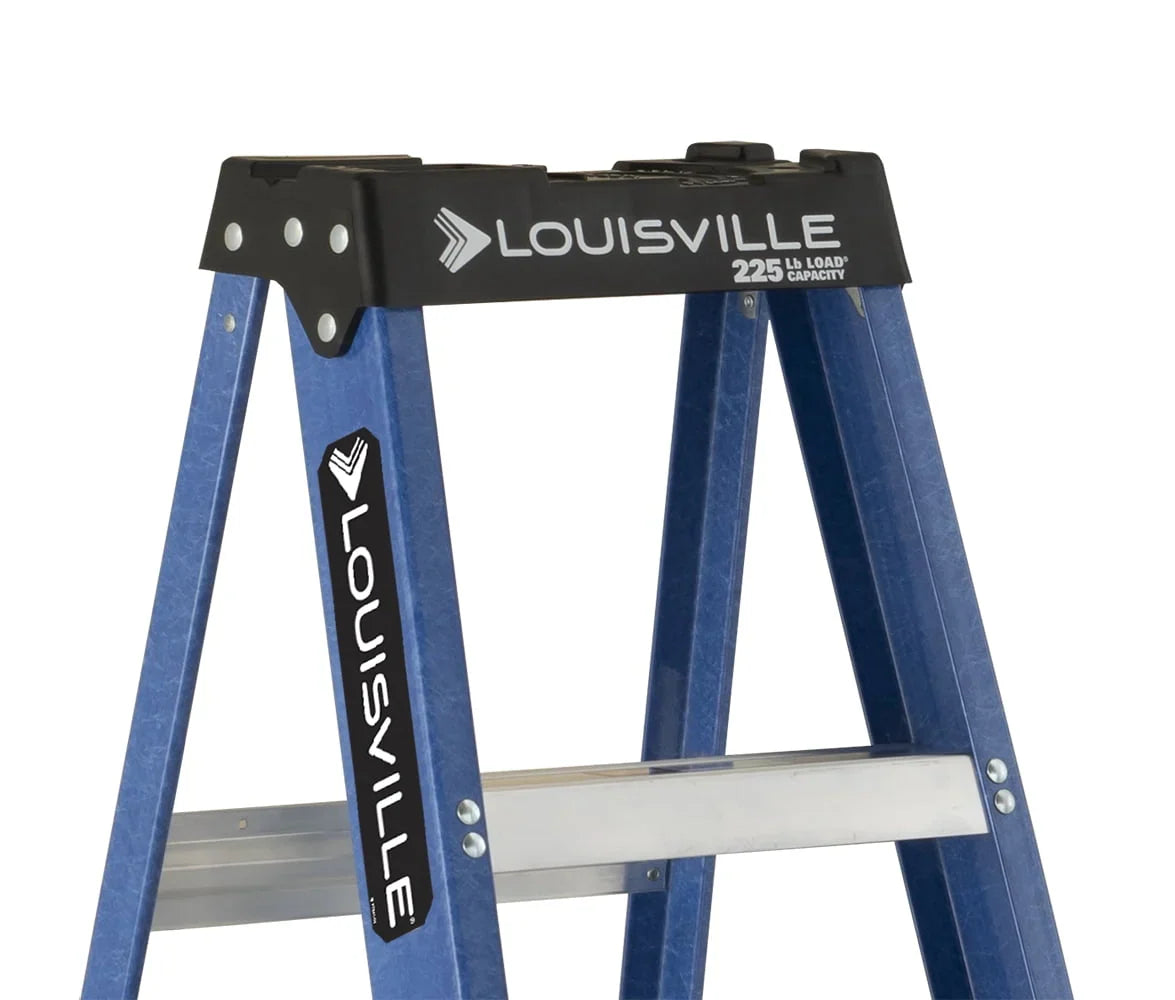 2026 NewLouisville Ladder 6 ' Fiberglass Step, 10' Reach, 225-lb, Load Capacity, W-3217-06