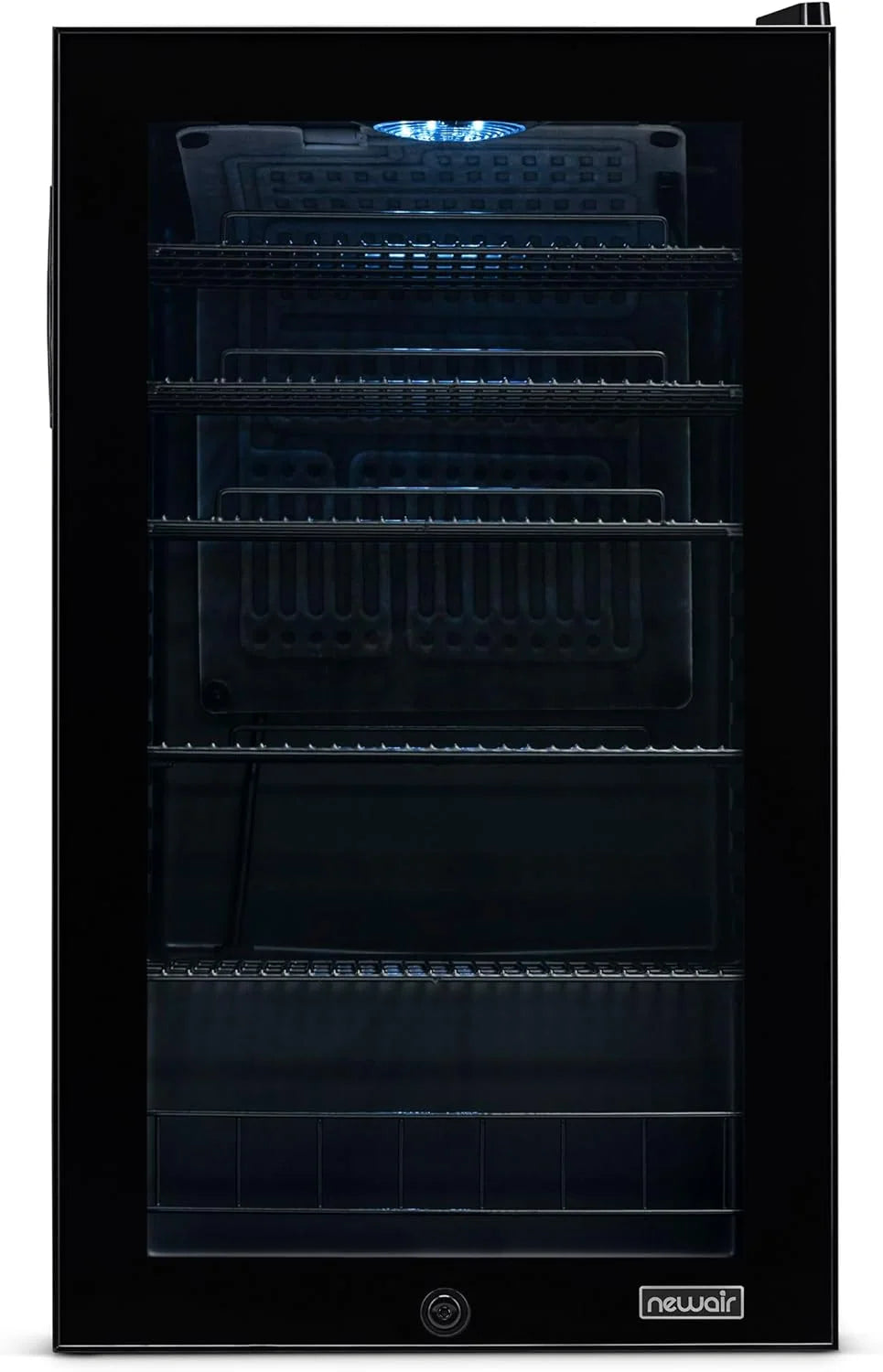 2026 Beverage Refrigerator Cooler | 126 Cans Free Standing with Right Hinge Glass Door | Mini Fridge Beverage Organizer Perfect For Beer, Wine, Soda, And Cooler Drinks